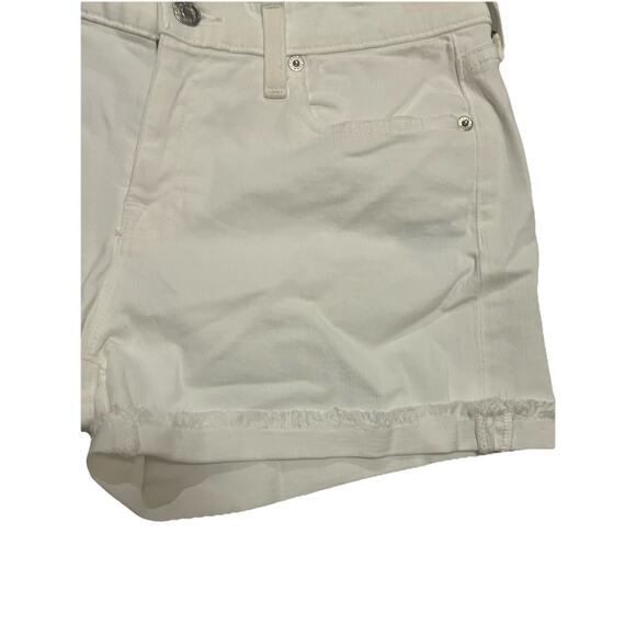 New J Crew White Denim Shorts Size 27 - Picture 2 of 5
